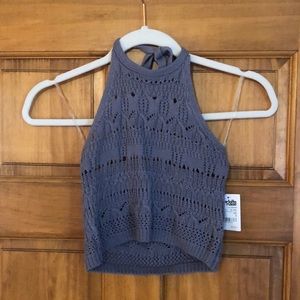 Brand new halter knitted top!